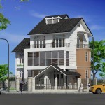 Phối cảnh biệt thự hiện đại