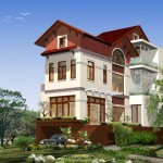 Mẫu nhà vườn phong cách Victorian